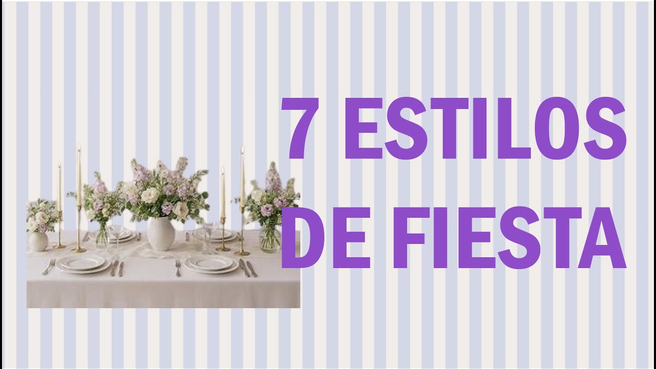 Los 7 estilos más populares en la decoración de eventos | Decoracion de fiestas