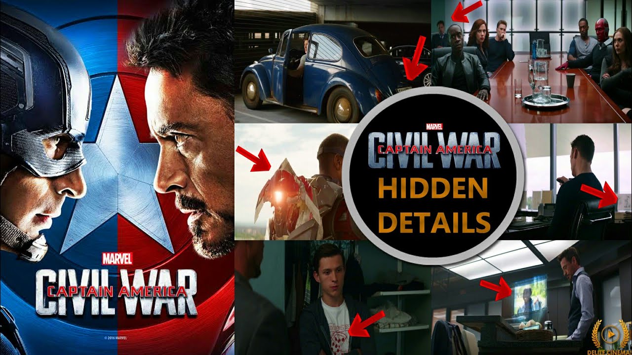 Hidden Details in Captain America Civil War Movie with English subtitles l By Delite Cinemas