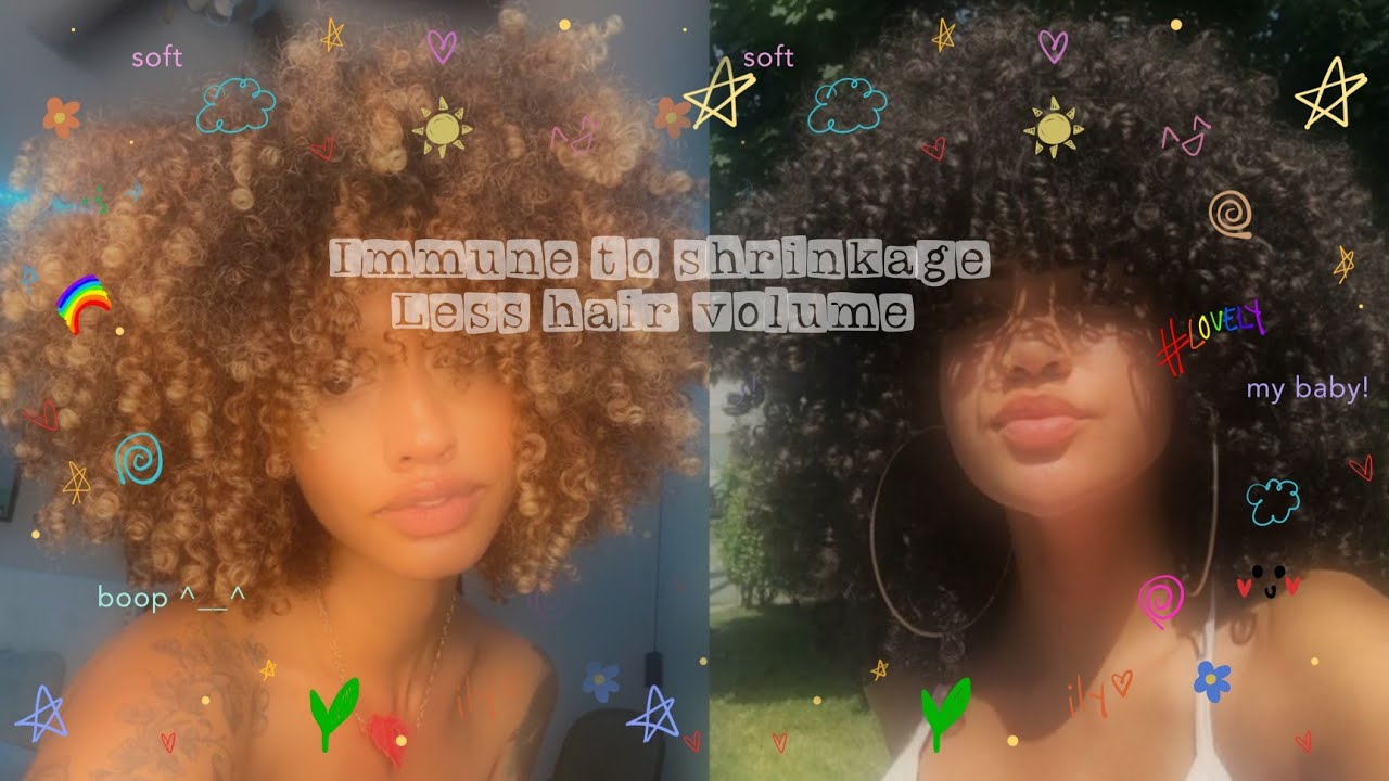 I love your hair! ✿immune to shrinkage and less hair volume subliminal✿