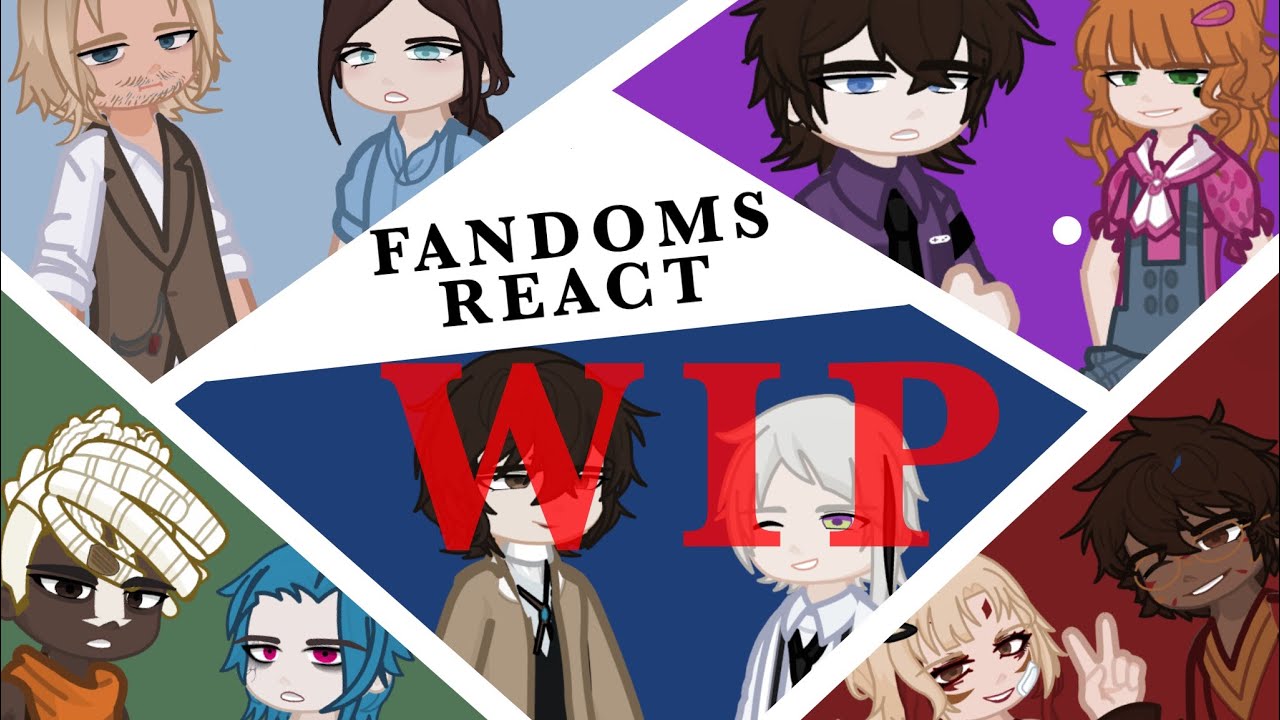 Fandoms react to FNAF WIP 2 || Elizabeth & Michael || 1/5 || WATCH IN 2X