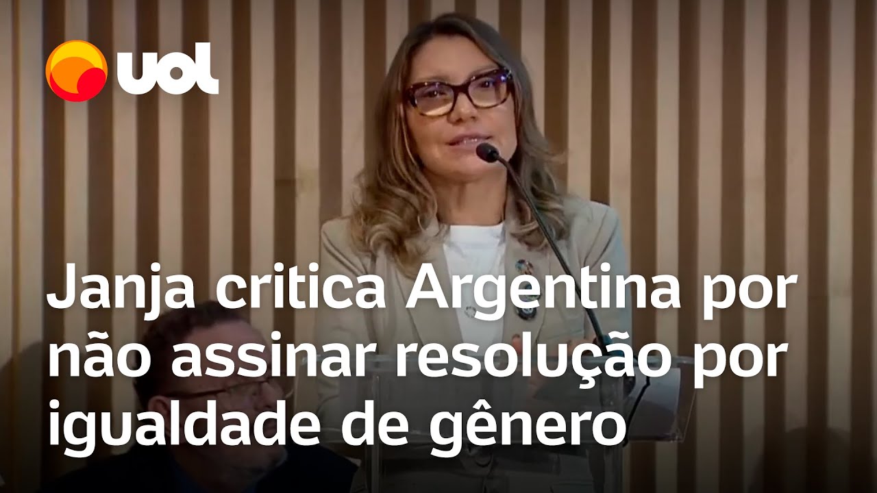Janja critica Argentina por não assinar declaração de igualdade de gênero no G20: 'Lamentável'