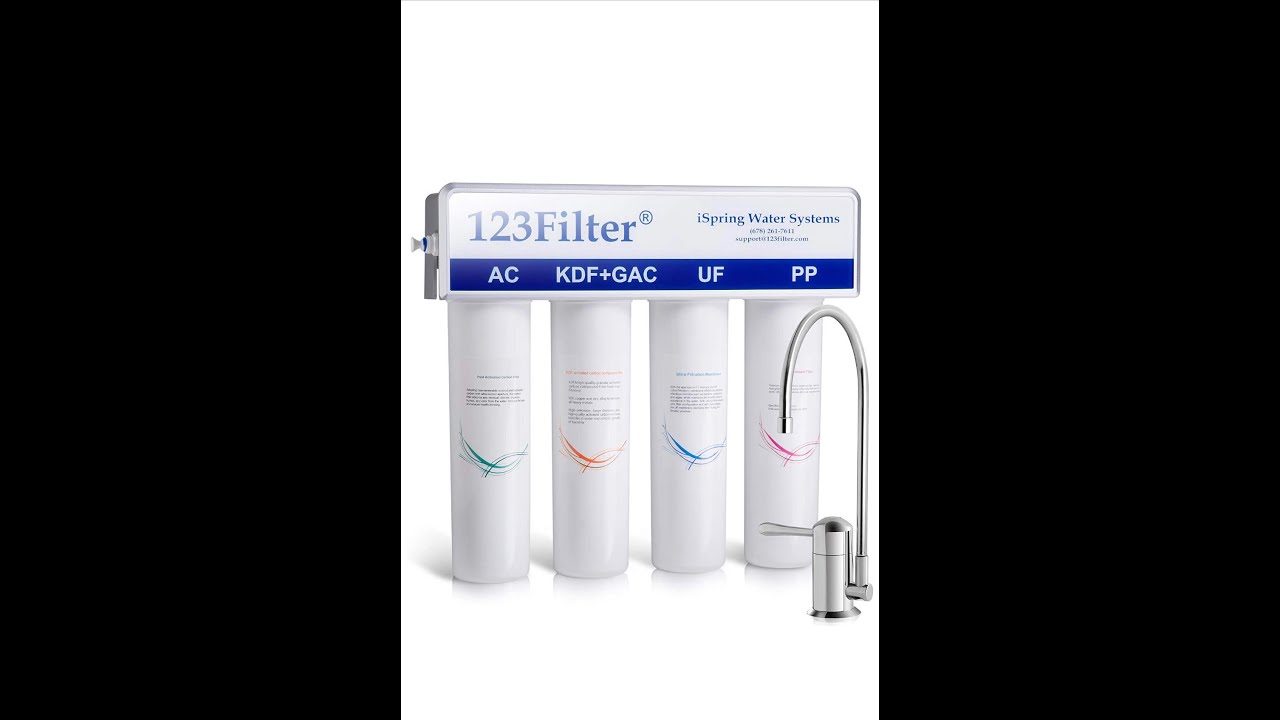 iSpring CU-A4 4-Stage High Capacity Premium Under Sink Drinking Water System (Vietnamese)