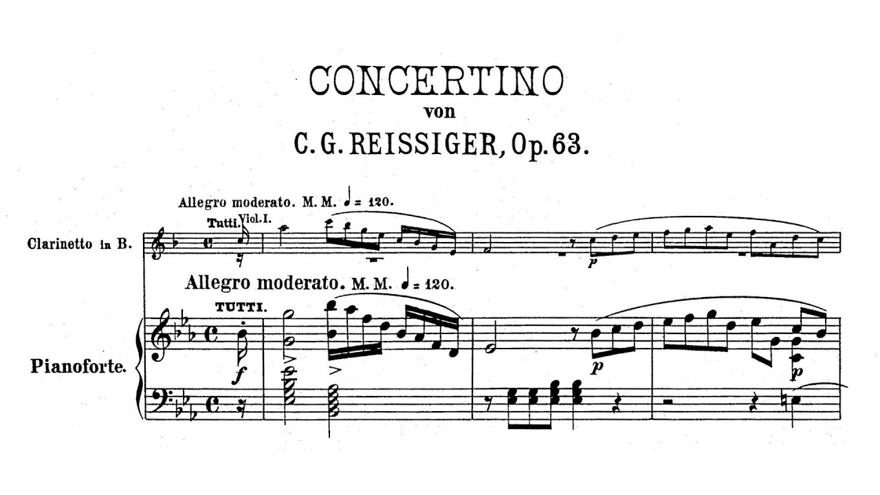 Carl Gottlieb Reissiger &ndash; Clarinet Concertino