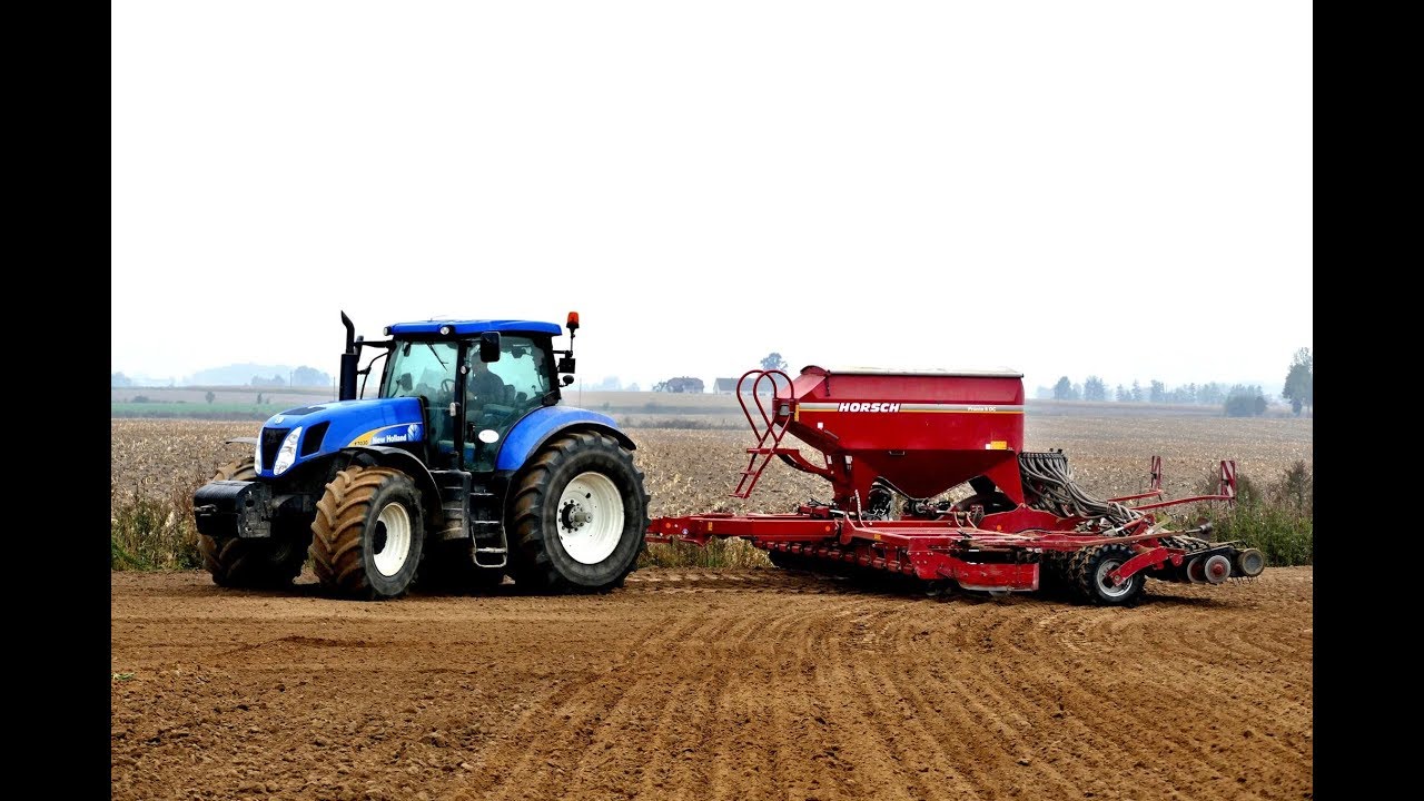 Siew Pszenicy 2019 ☆ New Holland T7030 ☆ Horsch Pronto 6 DC