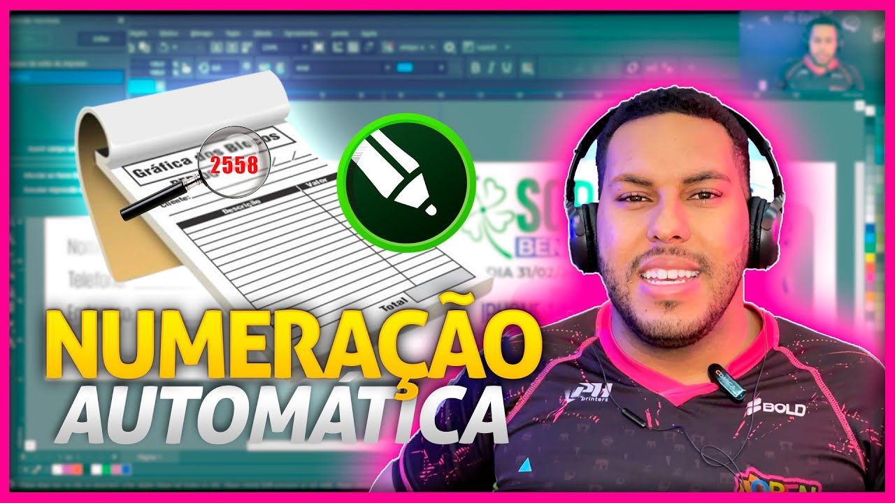 COMO FAZER NUMERAÇÃO AUTOMÁTICA PARA BLOCOS - COREL DRAW
