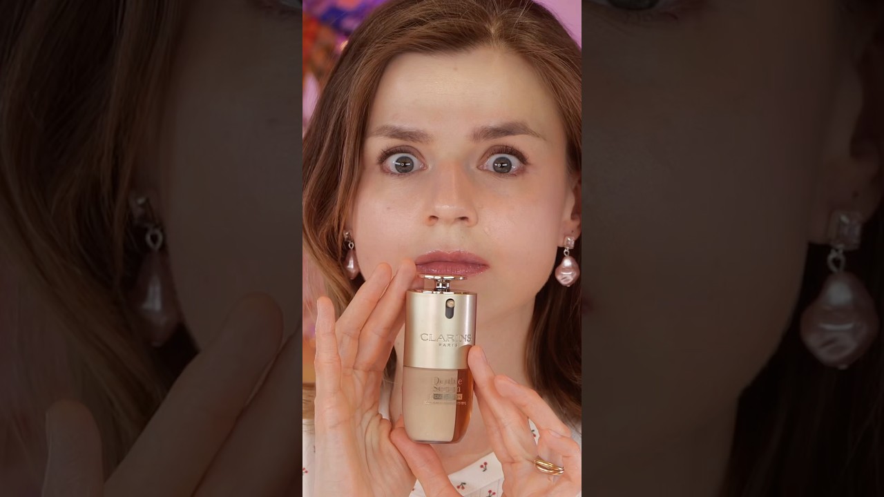 ДВОЙНОЙ ТОНАЛЬНЫЙ CLARINS DOUBLE SERUM! #clarins #косметика #clarinsdoubleserum #косметика