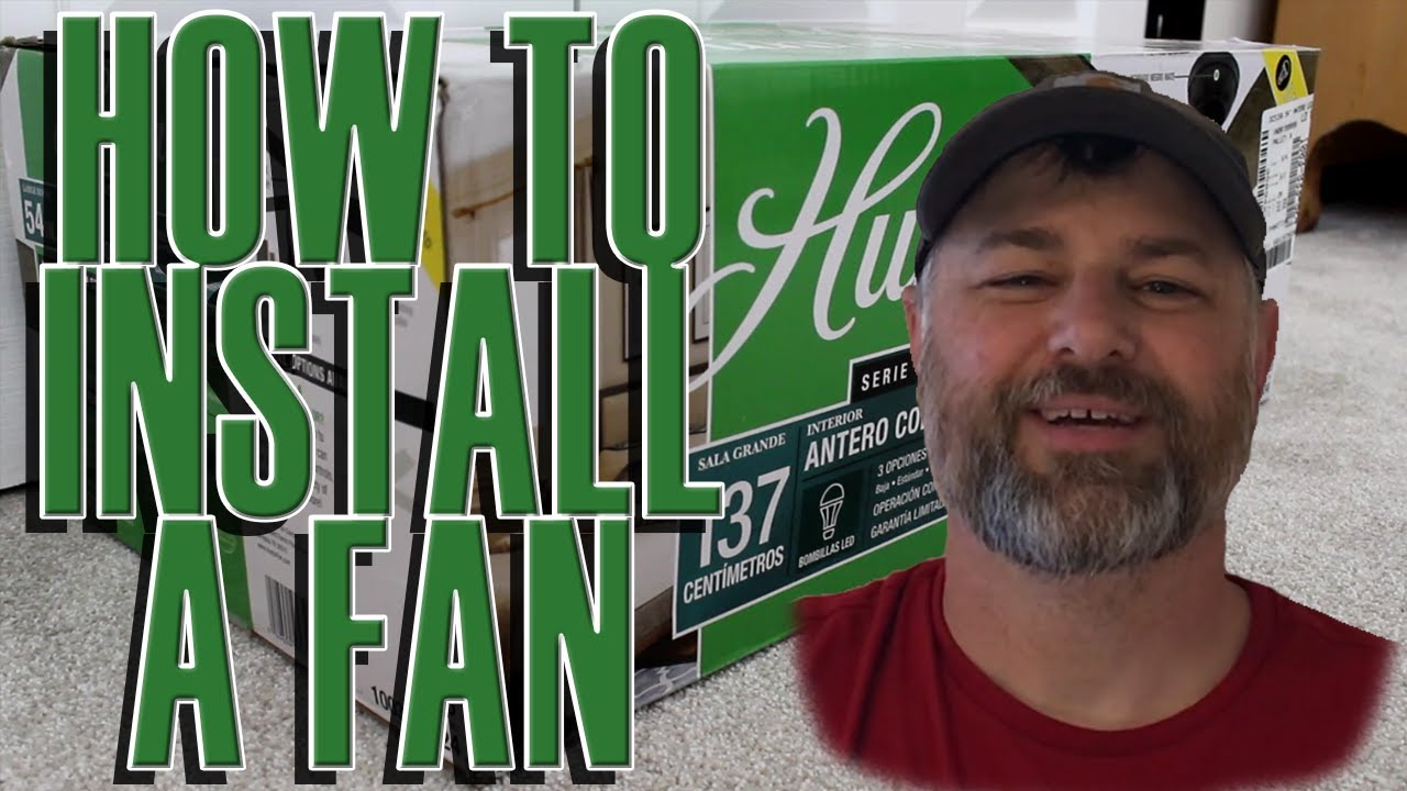 Installing a ceiling fan and a new fan mounting box - 54