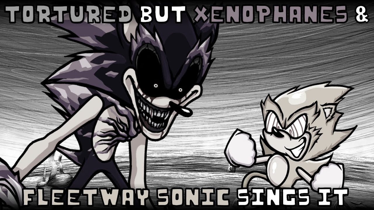 Tortured but Xenophanes & Fleetway Sonic sings it | FNF: Mistful Crimson Morning cover