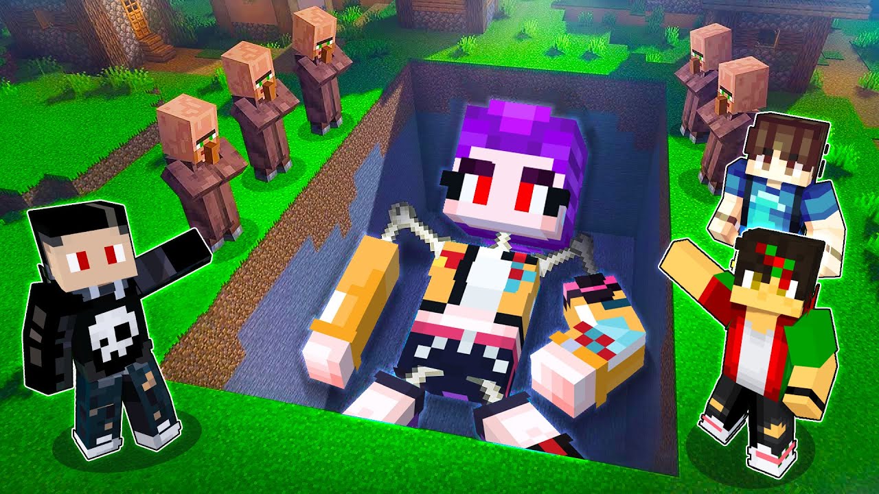 We Found a BURIED KPOP DEMON HUNTER in Minecraft!