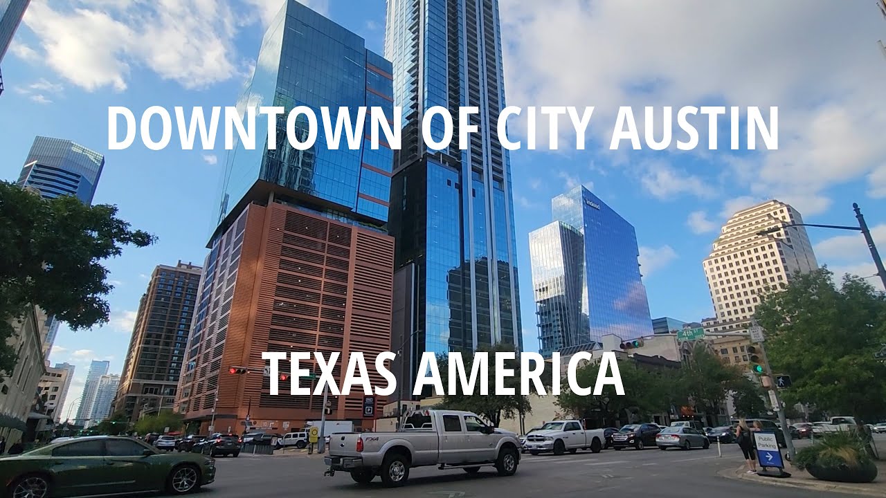 Downtown Austin Walking Tour –Waterline Tower & Urban Skyline Highlights TX US Oct 2025