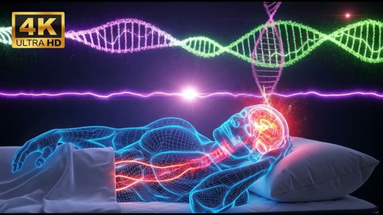 528Hz + 741Hz | The DEEPEST Healing Sleep: Whole Body Regeneration, Relieve Stress