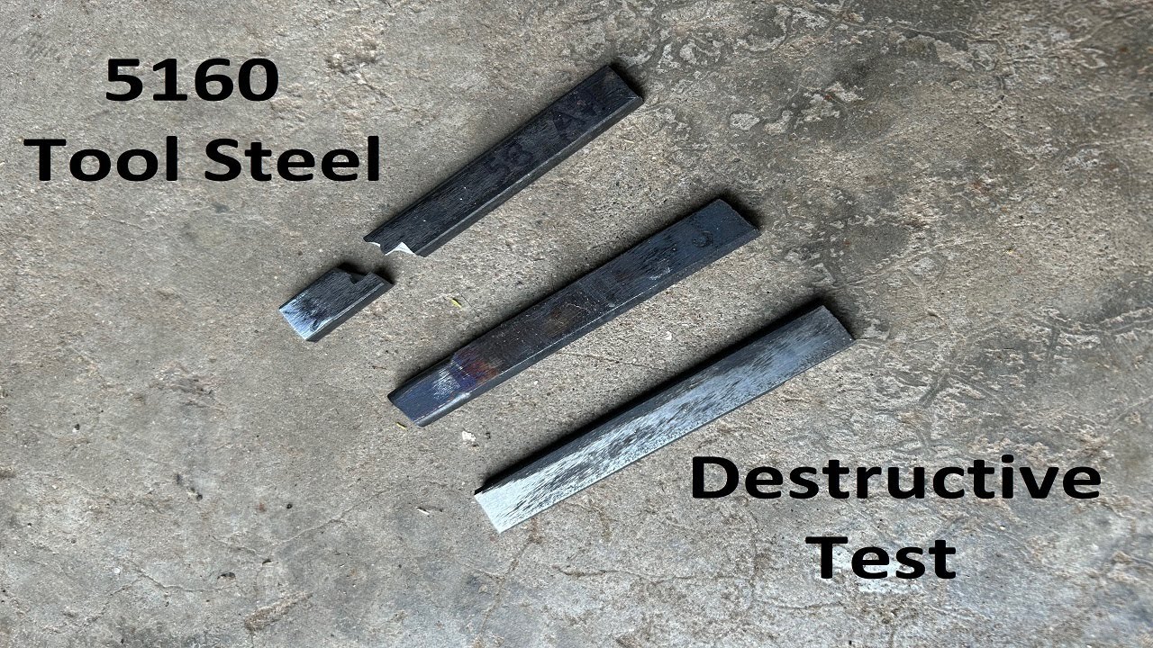 5160 Tool Steel Destructive testing