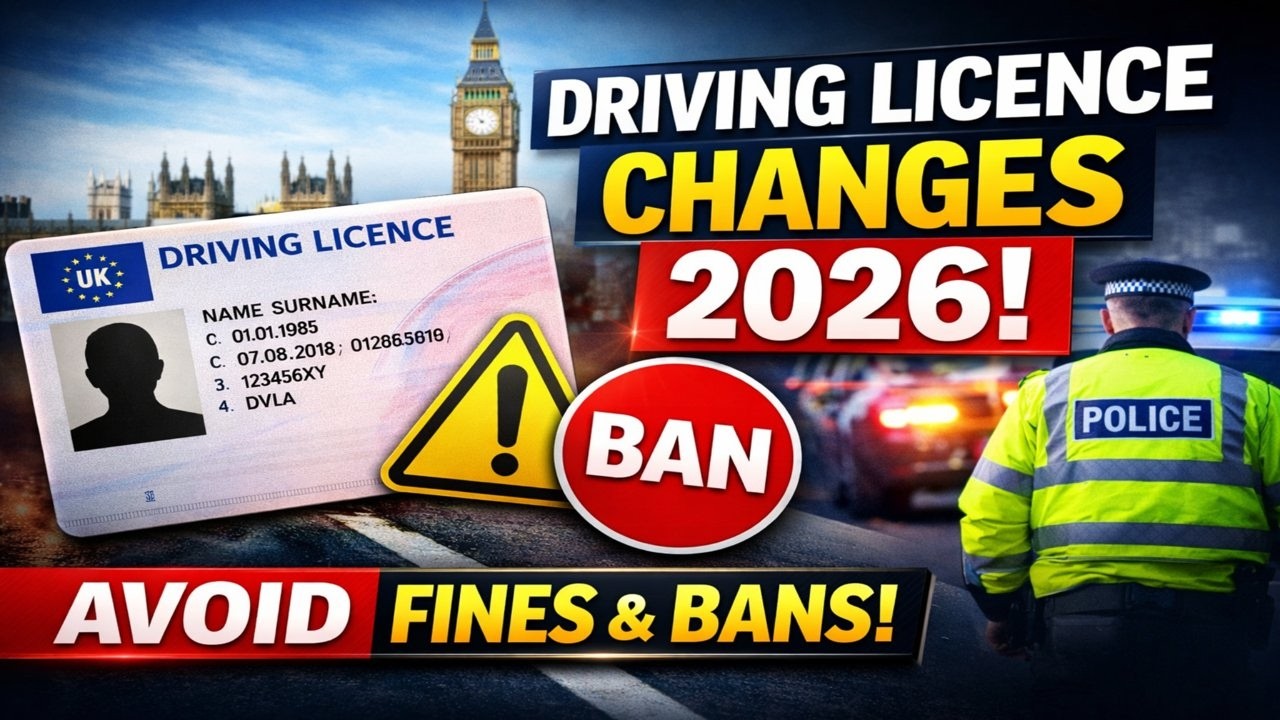 UK Driving Licence Changes 2026: Avoid Penalties, Fines & Driving Bans