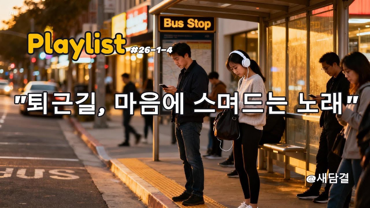 도시인의 퇴근길 | 지친 하루를 감싸는 몽환적인 감성 플레이리스트🎵 Music by 새담결 (SaeDamGyeol)