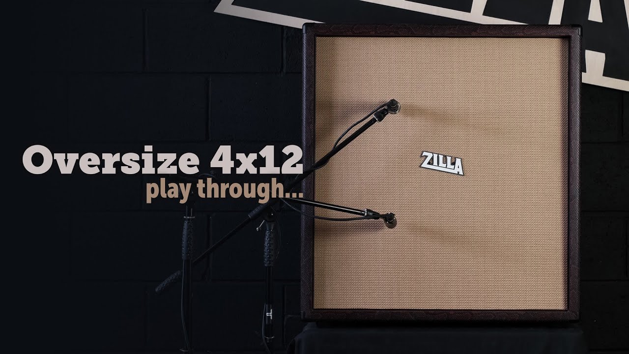 Zilla Oversize 4x12 play through - Celestion Vintage 30's