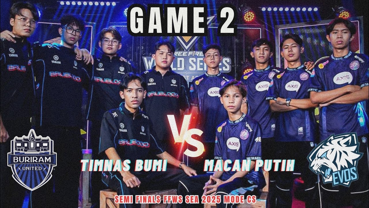 EVOS DIVINE VS BURIRAM‼️FFWS Sea Spring 2025 - Clash Squad Grand Final