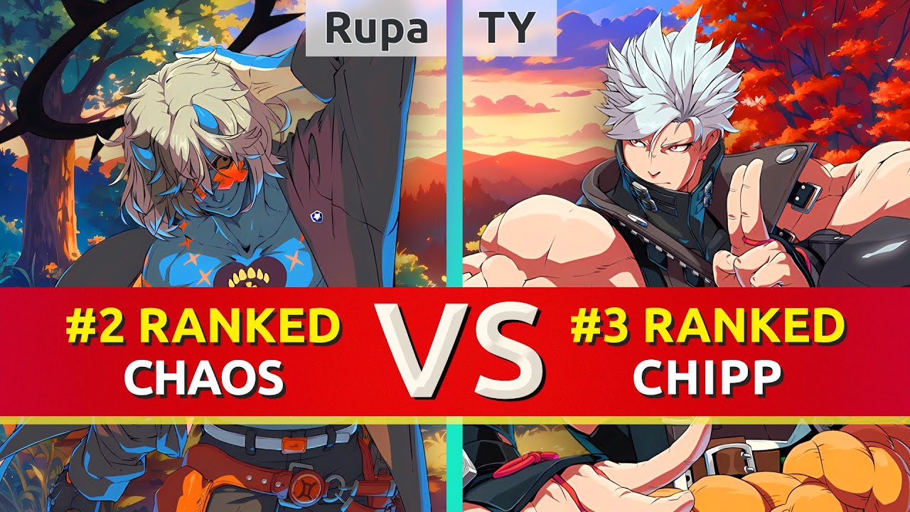 GGST ▰ Lunpa (#2 Ranked Happy Chaos) vs TY (#3 Ranked Chipp). High Level Gameplay