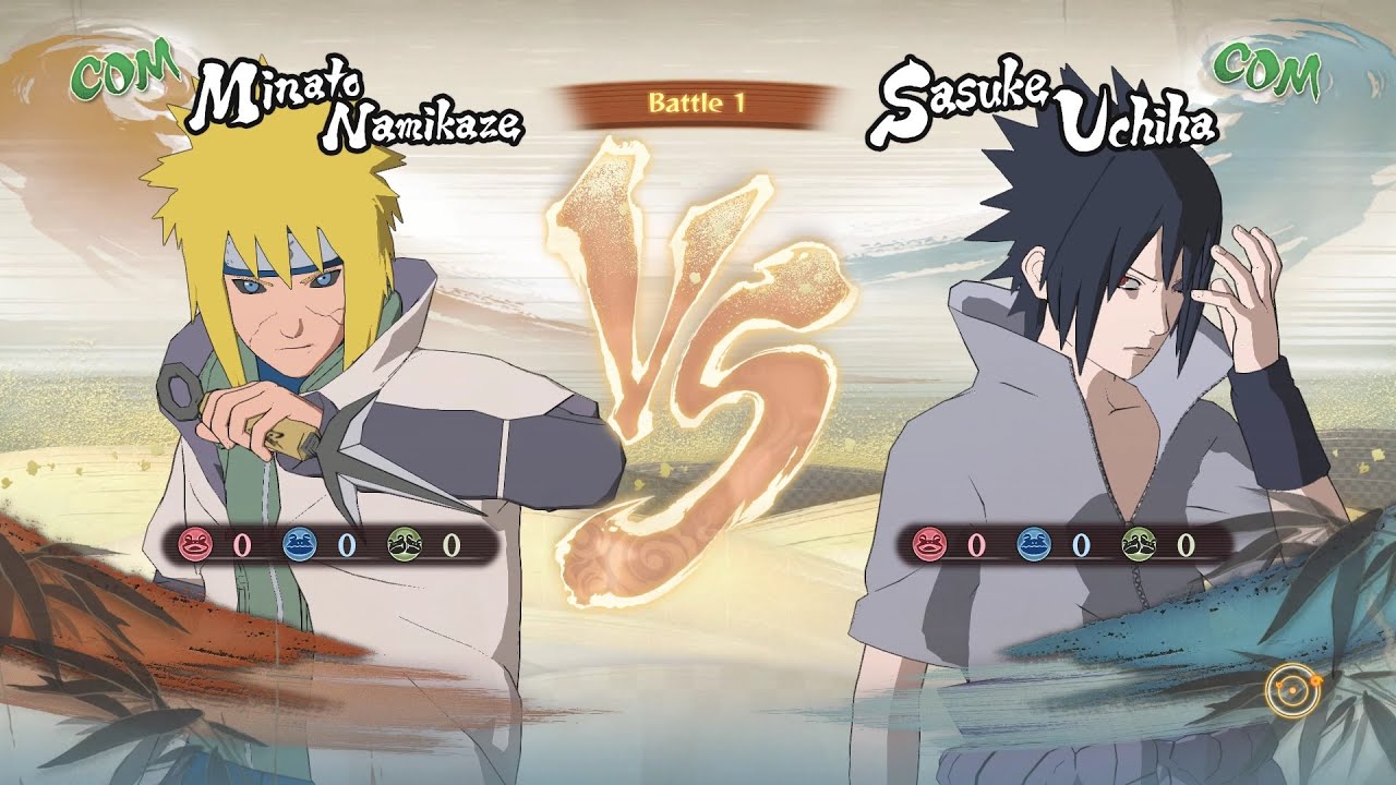 Minato vs Sasuke — Naruto Shippuden Ultimate Ninja Storm 4