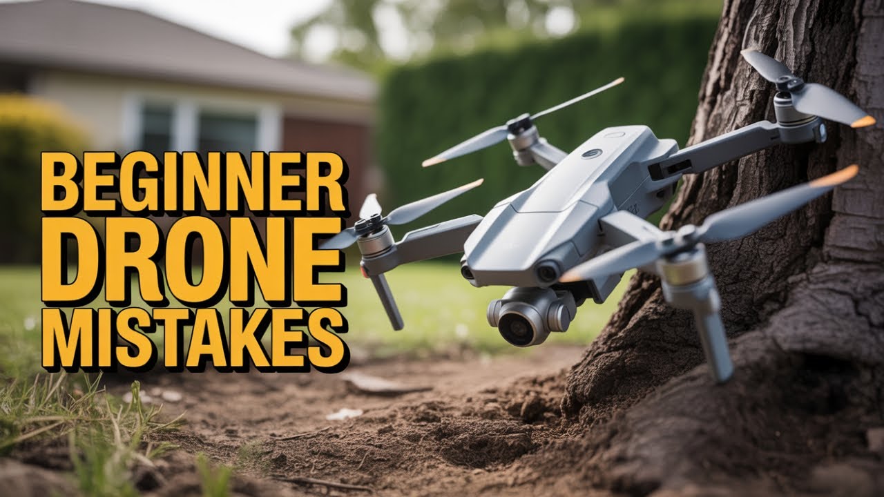 ¿Qué errores cometen los nuevos pilotos de drones?