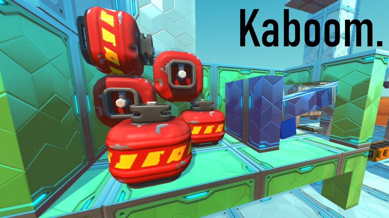 Making an Explosion Powered Engine in Scrap Mechanic