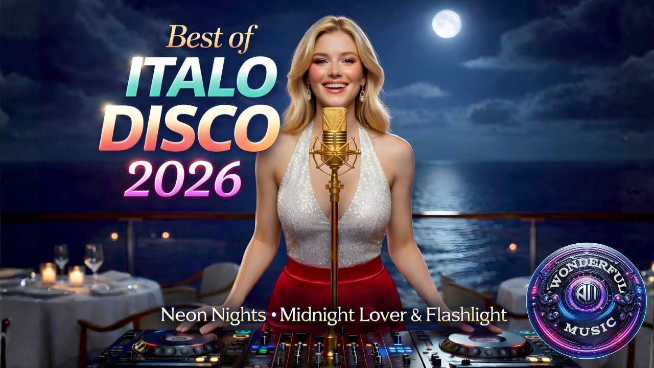 Best of Italo Disco 2026ㆍNeon Nights • Midnight Lover & Flashlight | 80s Synthpop Disco
