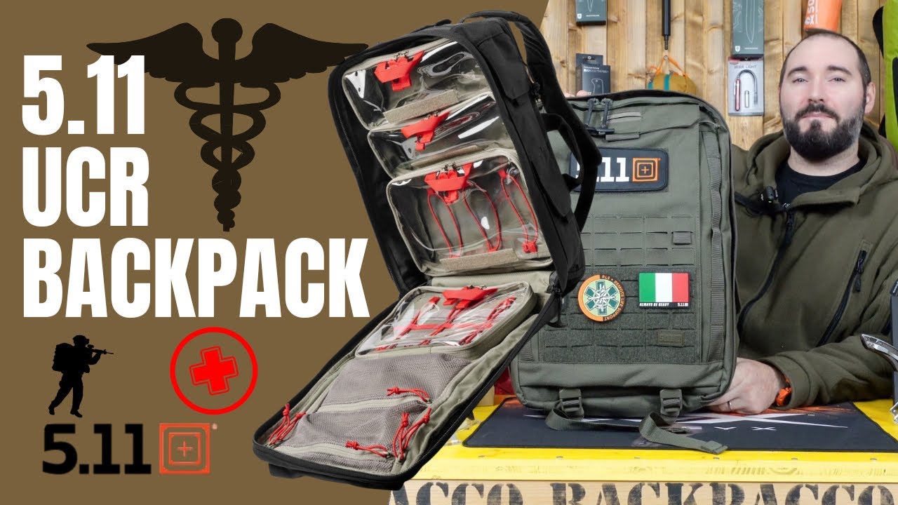 5.11 UCR BACKPACK - ZAINO MEDICO DA BATTAGLIA - RECENSIONE COMPLETA