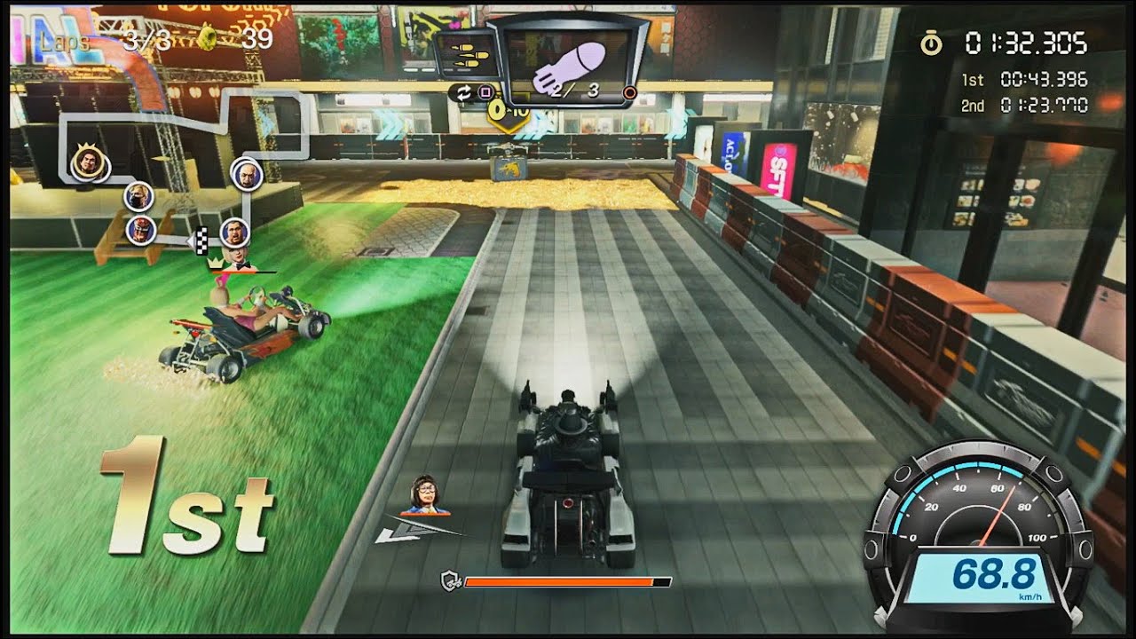 龍が如く７* Mini-Games: Dragon Kart (Dragon Cup) [1st. Place] (No start dash)【PS4】