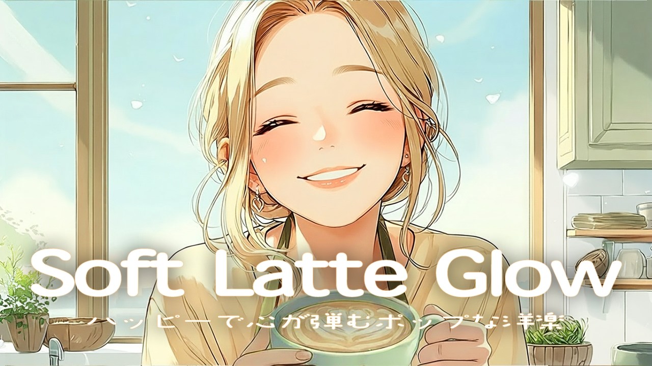【洋楽】ラテのように気持ちがほどける☕やさしくアガる朝の音楽｜Chill Pop Playlist｜Soft Latte Glow