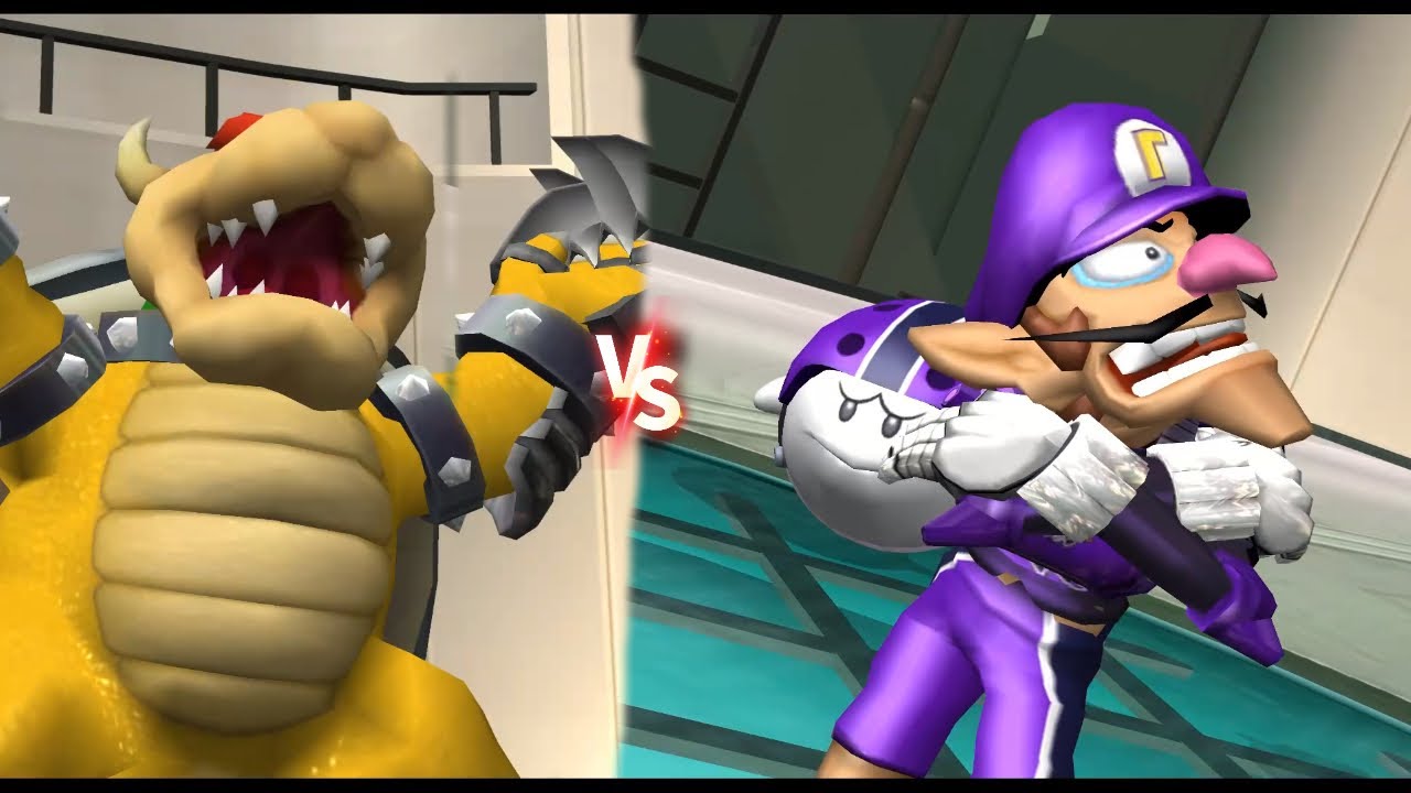 Mario Strikers Charged | Bowser Vs Waluigi