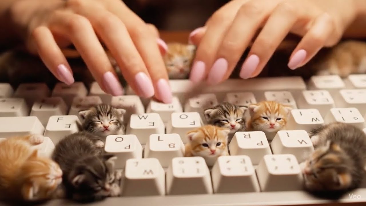 BEST Satisfying AI Keyboard Typing! [AI ASMR]