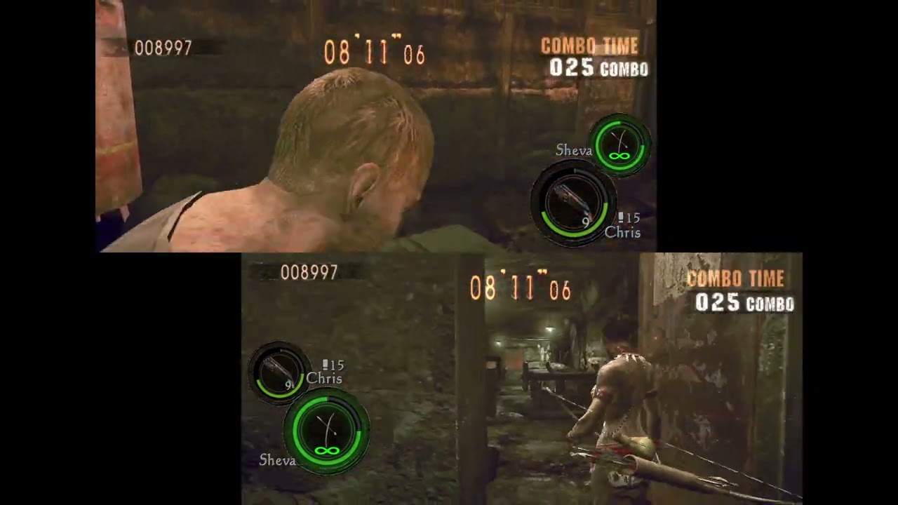 Resident Evil 5 Mercenaries Prison Chris Warrior & Sheva Tribal 150 Combo
