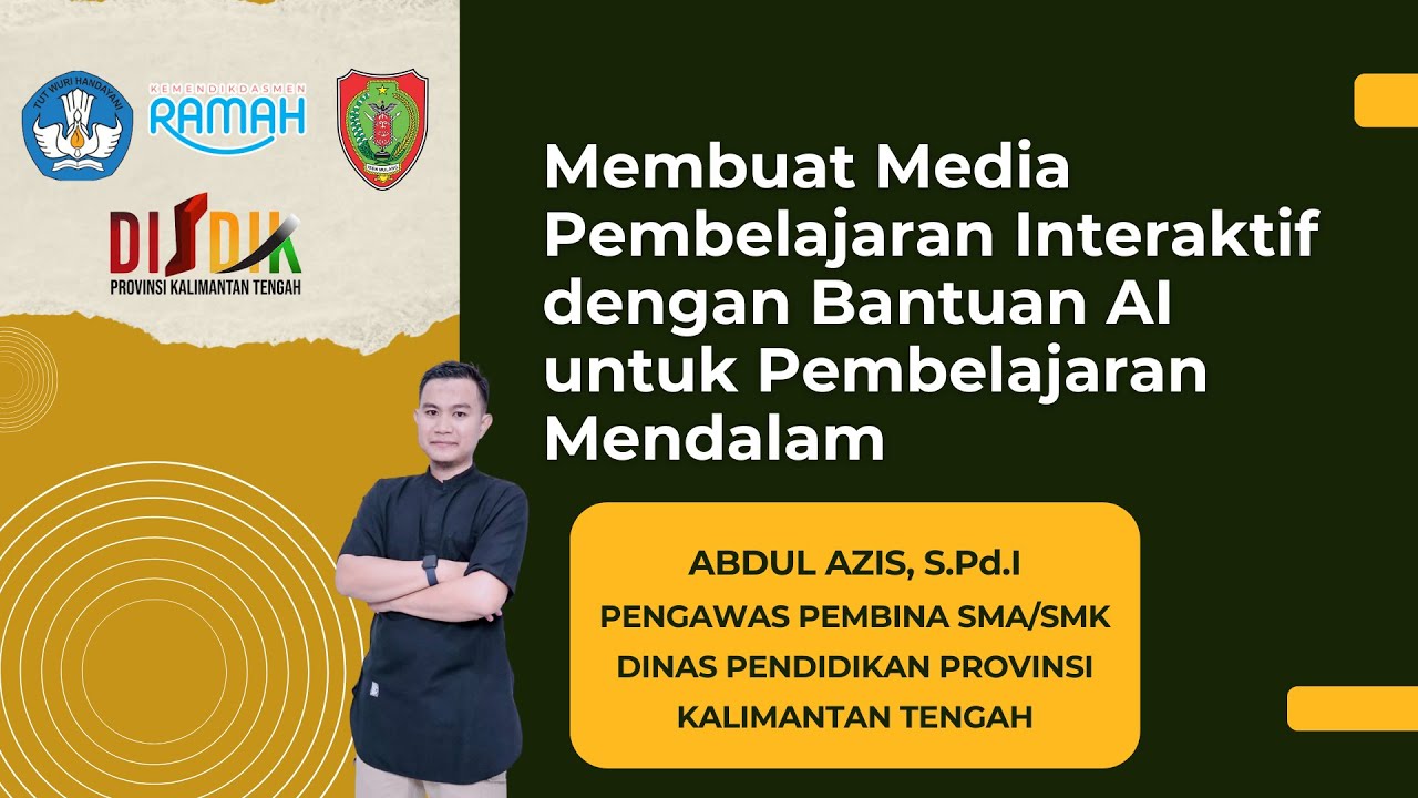 Tutorial Membuat Media  Pembelajaran Interaktif dengan bantuan AI untuk Pembelajaran Mendalam