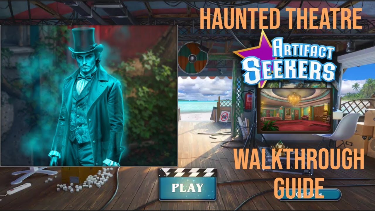 🎭 Artifact Seekers Haunted Theatre Walkthrough [All Collectibles & Secret Room]👻✨