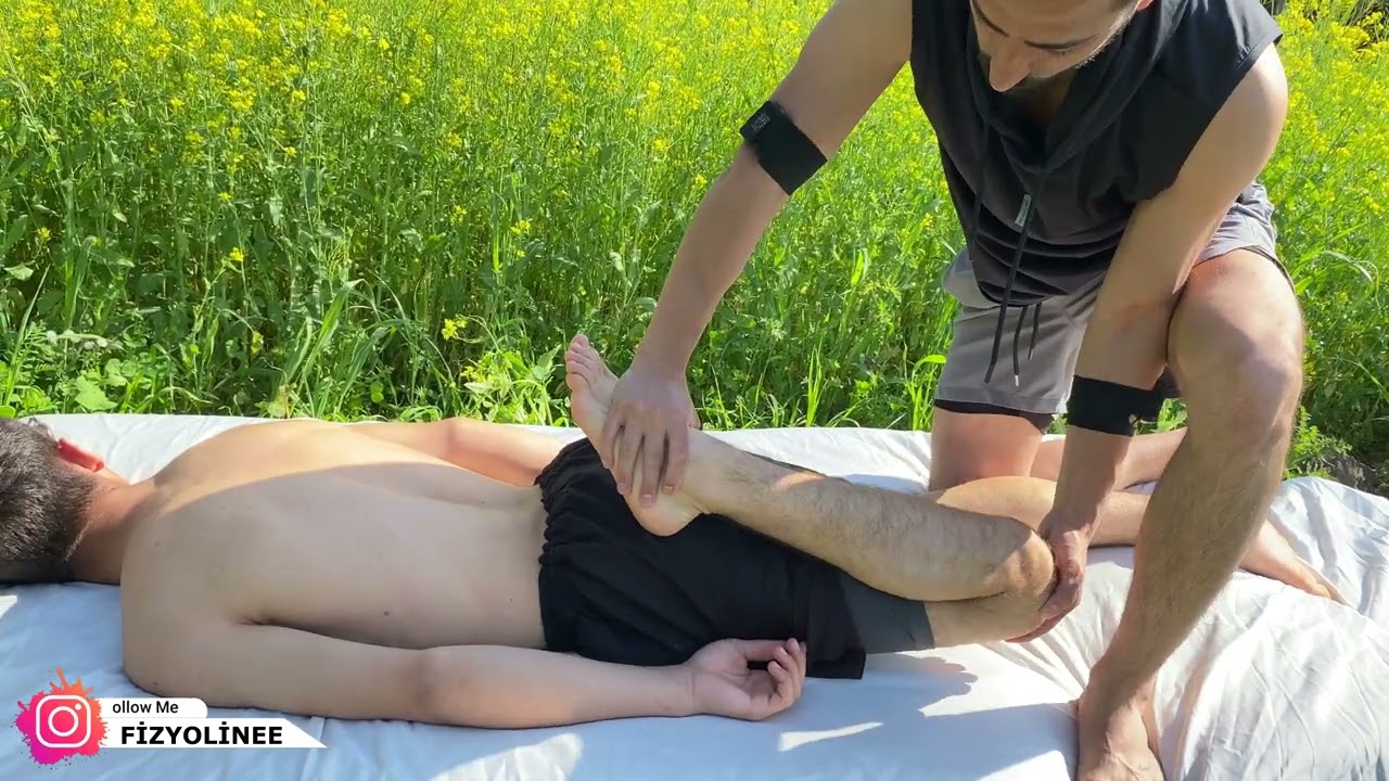 ASMR Massage - Full Body (Massage in Nature with Bird Sounds)