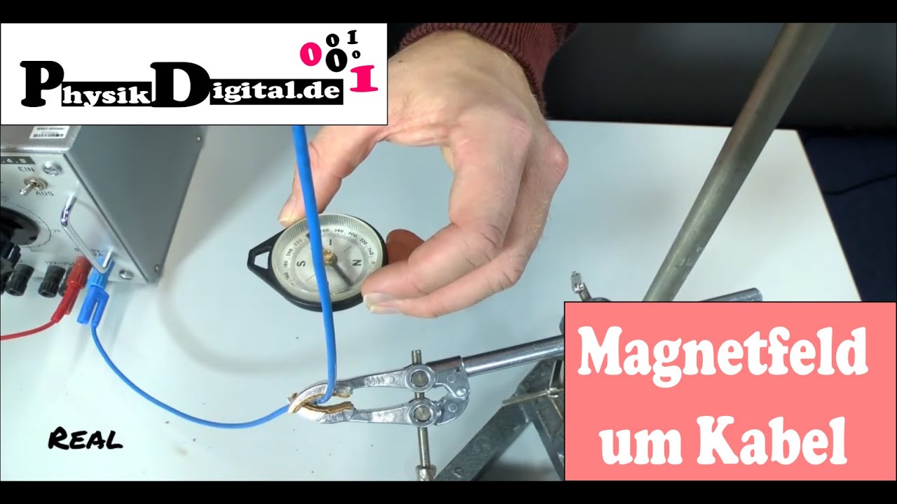 Magnetfeld um Stromleiter - einfach und anschaulich erkl&auml;rt