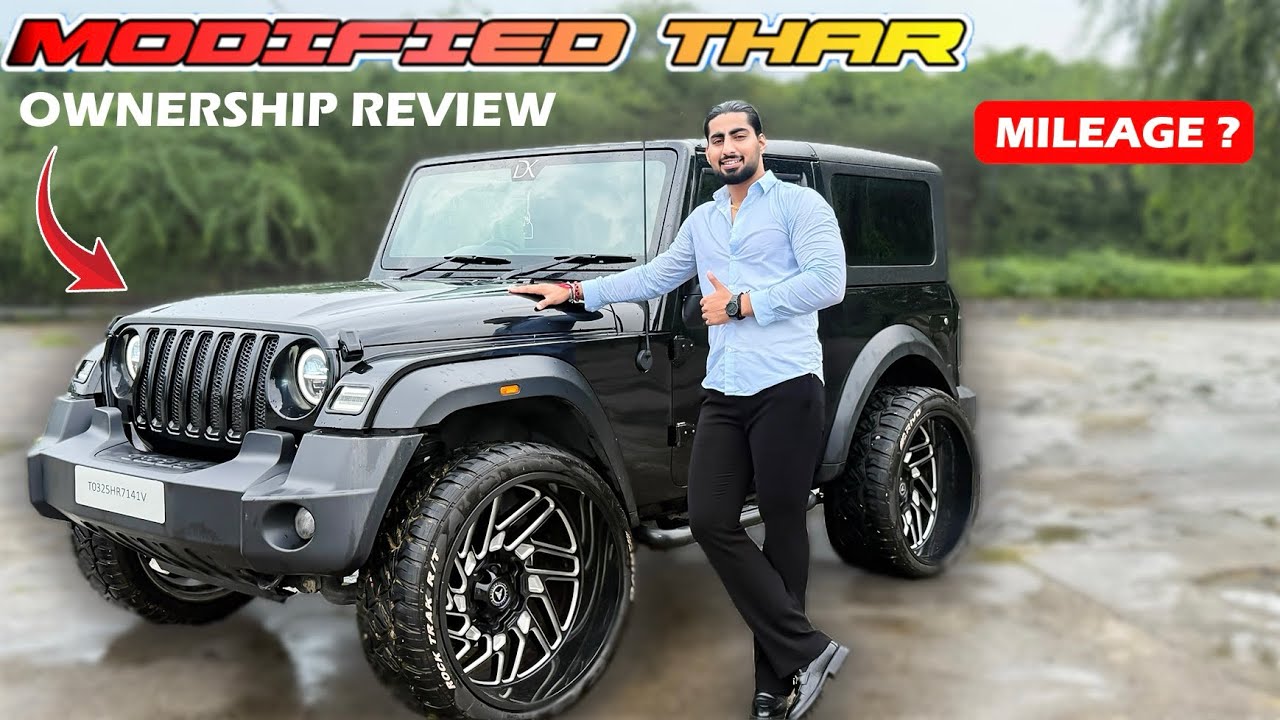 Modified Thar ownership review / 👉🏻mileage to comfort/