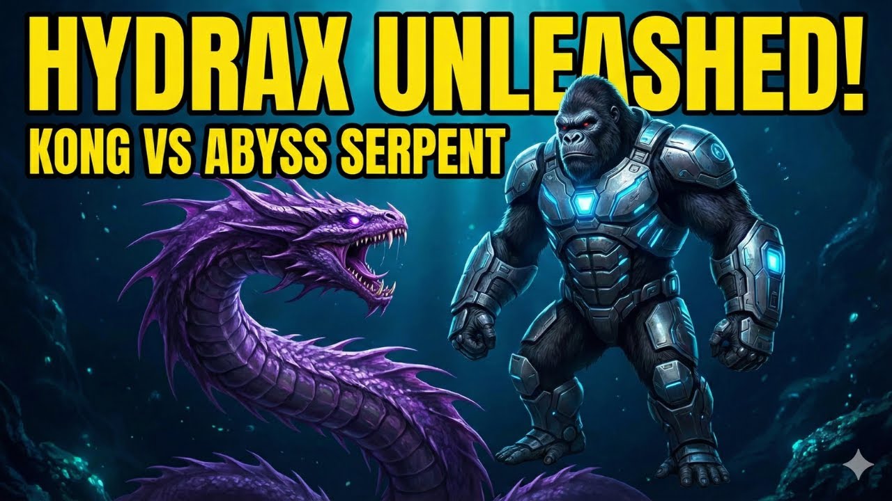 King Kong vs. Abyss Serpent UNLEASHED! Ocean Void Showdown (Hydrax)