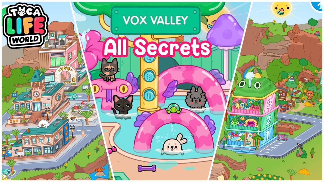 🌷All The Secrets In Vox Valley Tocalifeworld🌍 | Toca Boca Secrets | Vox Valley | TocaLife Secrets