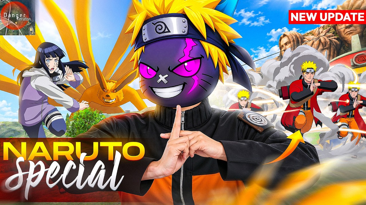 ফ্রি ফায়ারে নতুন আপডেট এসে পরেছে 🤯 NEW NARUTO UPDATE REACTION 😱