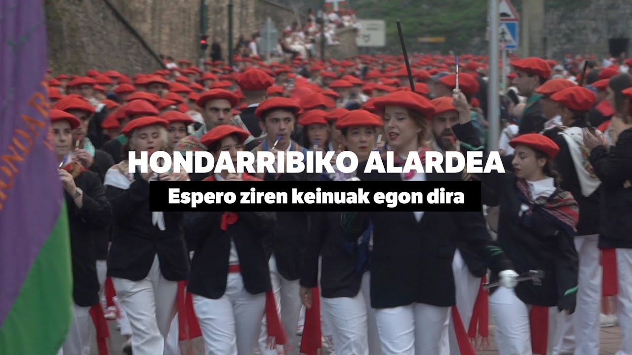 Hondarribiko Alardea: egunaren laburpena