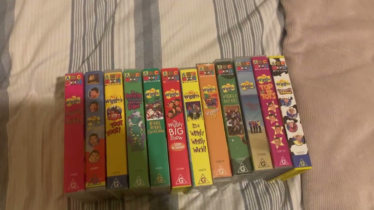 My Greg Era Wiggles VHS Collection