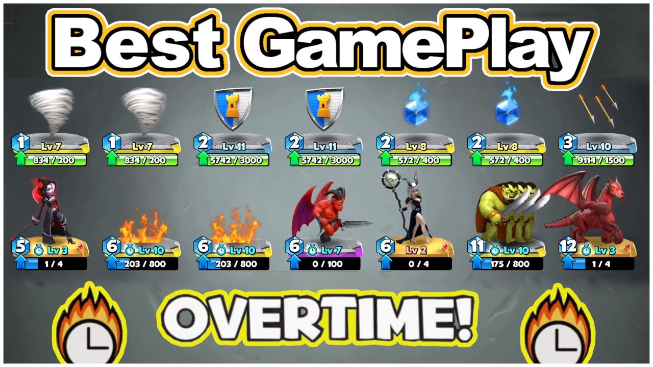 Castle Crush 🔥 Best Defence Strategy To Win Over Time  🔥 Best GamePlay 😎 RGame