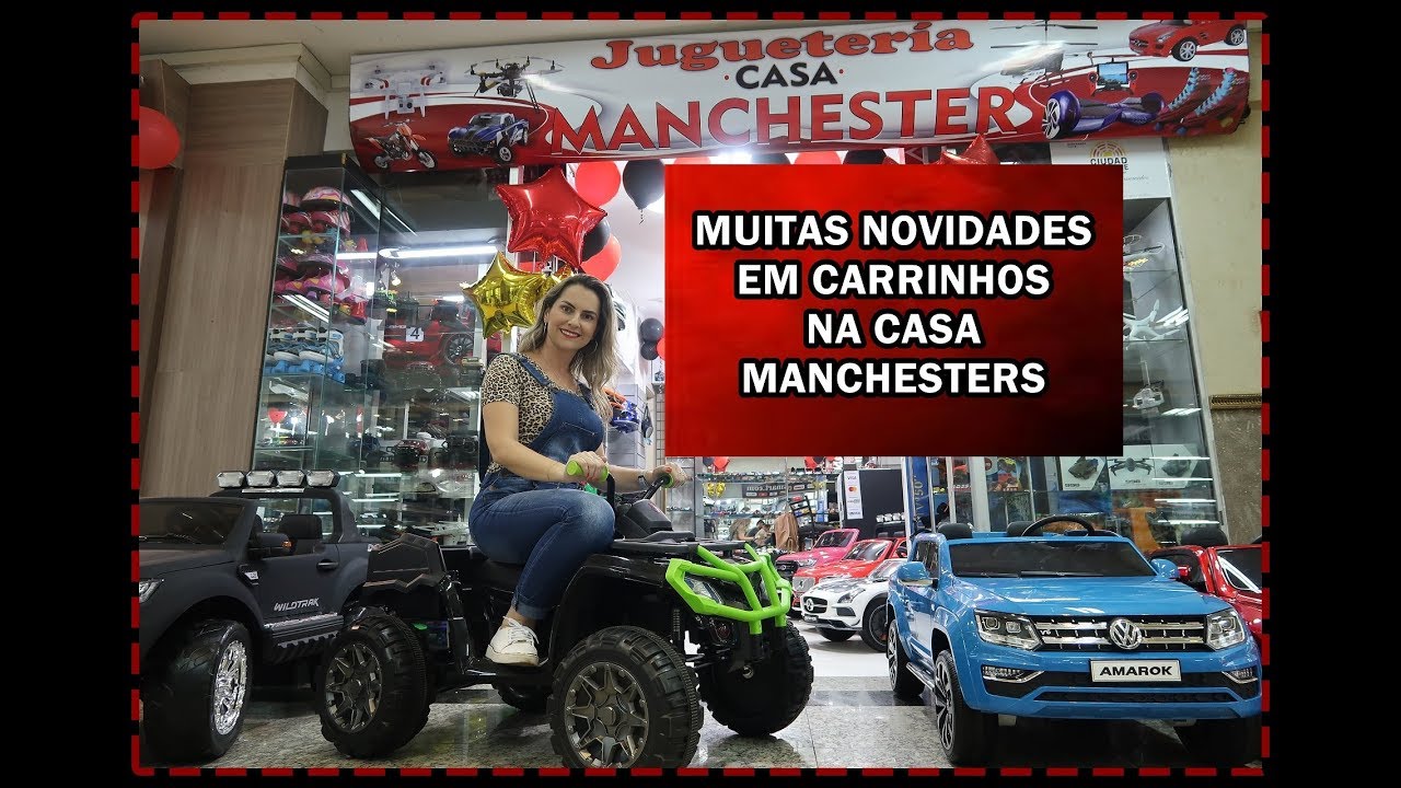 CHEGARAM MUITAS NOVIDADES EM CARRINHOS NA CASA MANCHESTERS