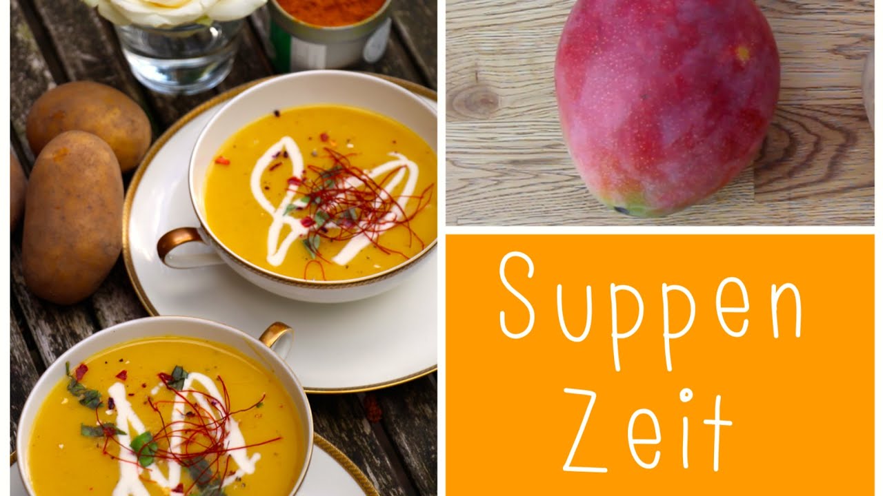 Kartoffel-Mango-Suppe mit Chili