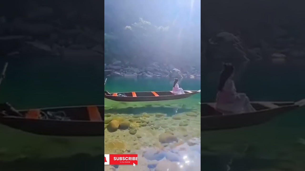 ✨ Hidden in Meghalaya, India lies the crystal-clear Umngot River. 🚤🛥️🛶 