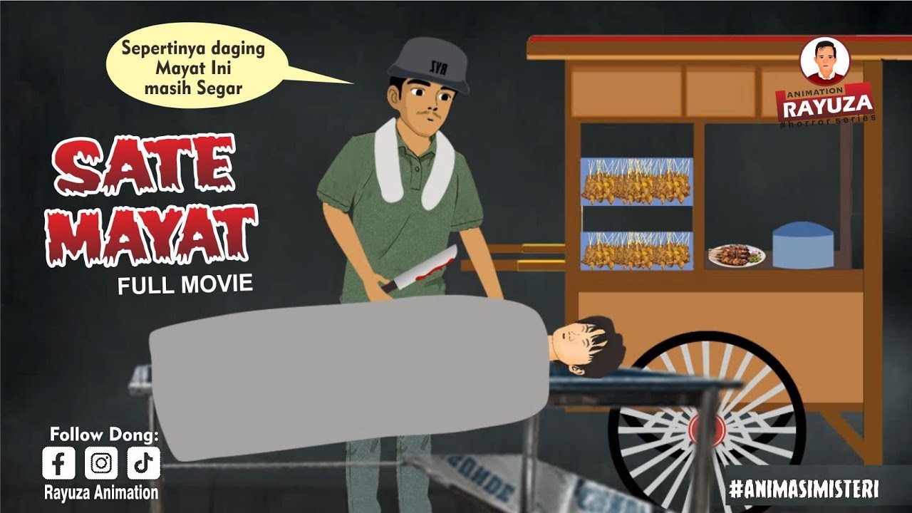 Daging Sate Yang Dia Jual Adalah Daging Mayat Yang Baru Meninggal Aku Mengetahuinya - #horror 