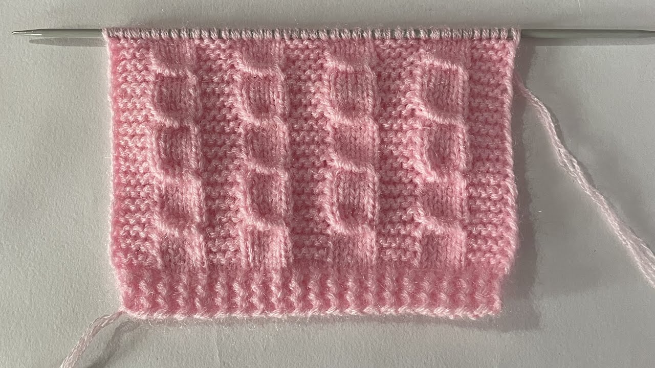Elegant Knitting Stitch Pattern For Sweaters And Hats