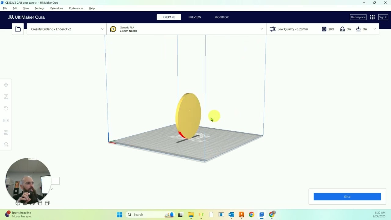 Manufacture your Automaton Cam - Part 1/3: How to 3D print a Fusion model