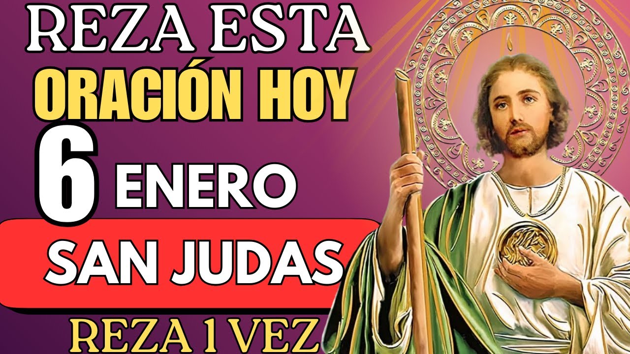 ESTA ORACIÓN ES PARA QUIENES NO PUEDEN MÁS – Oración de HOY a San Judas Tadeo 🙏