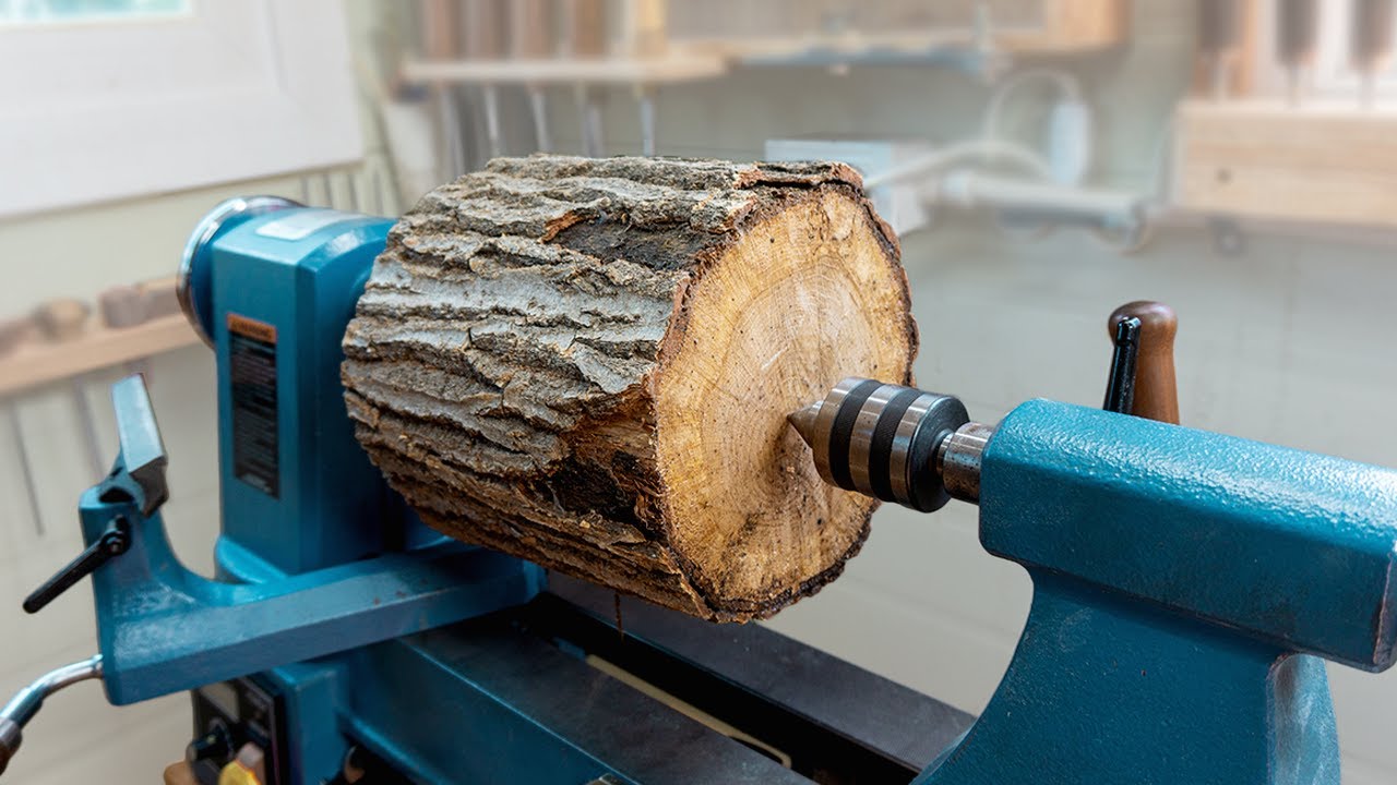 Woodturning - Oak Goblet Bowl